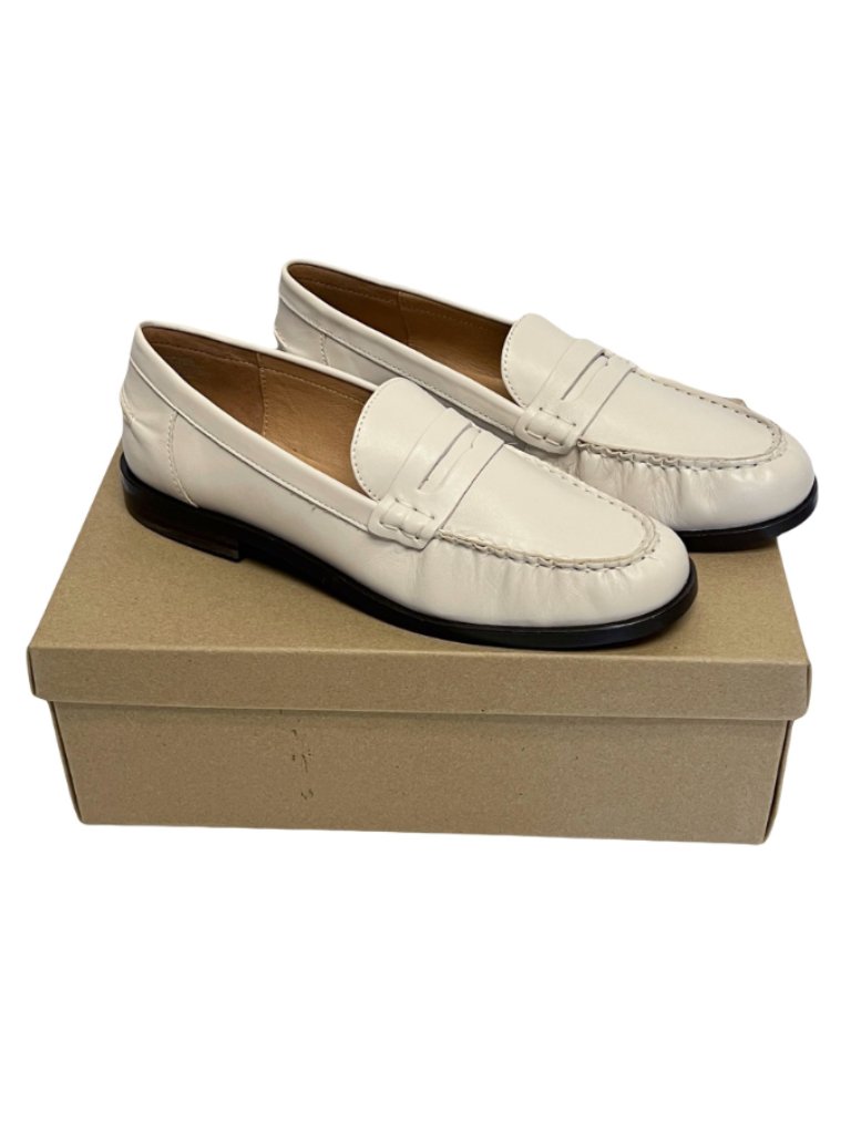 Madewell Nye Penny Loafers Pale Oyster Size 8.5 New In Box — image 2 of 5